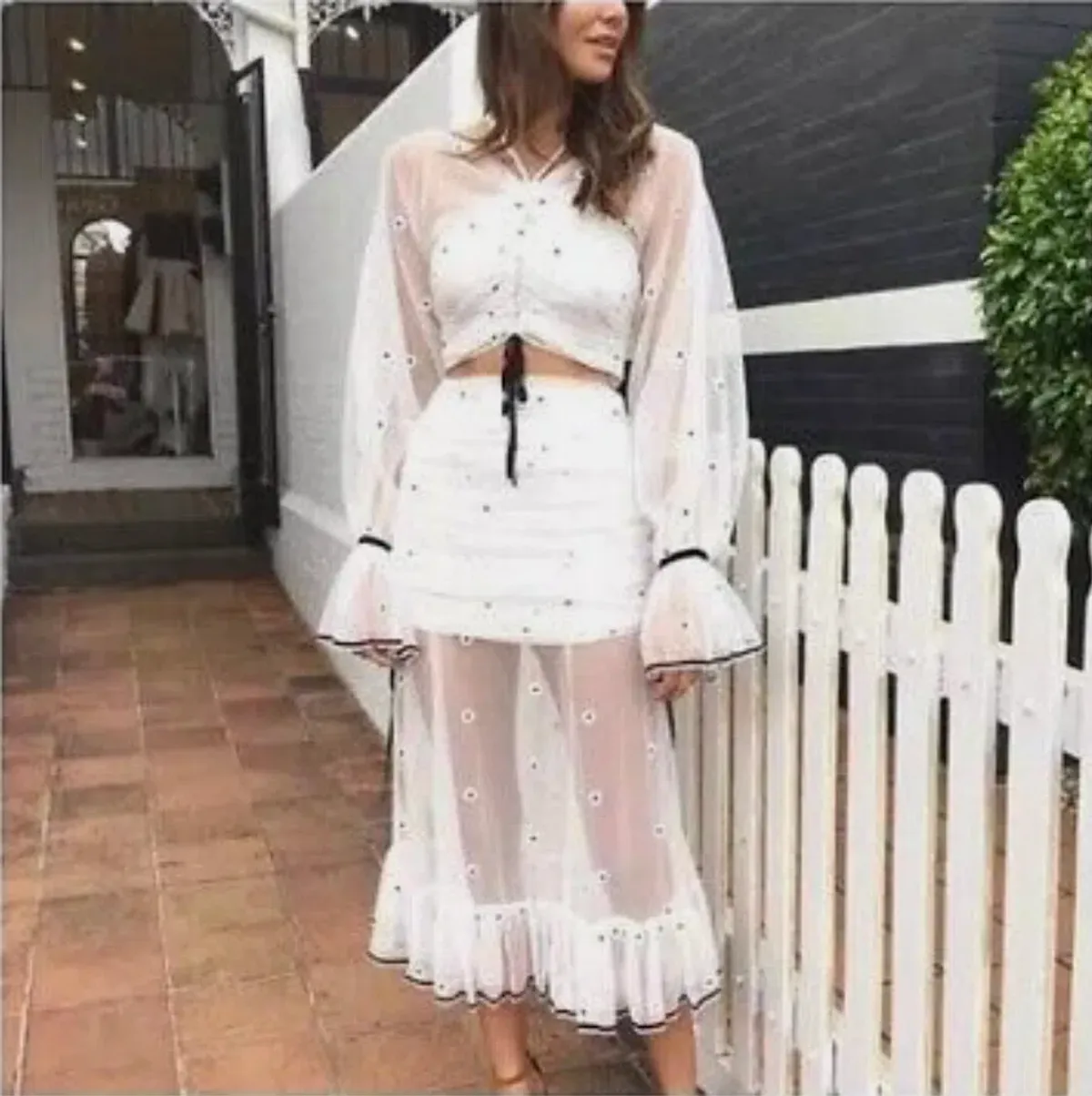 Alice McCall Le Lady Skirt White Size 6  - Image 4