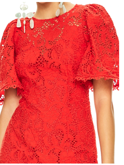 Talulah Roses Are Red Mini Dress size 14 for rent on The Volte - image 4