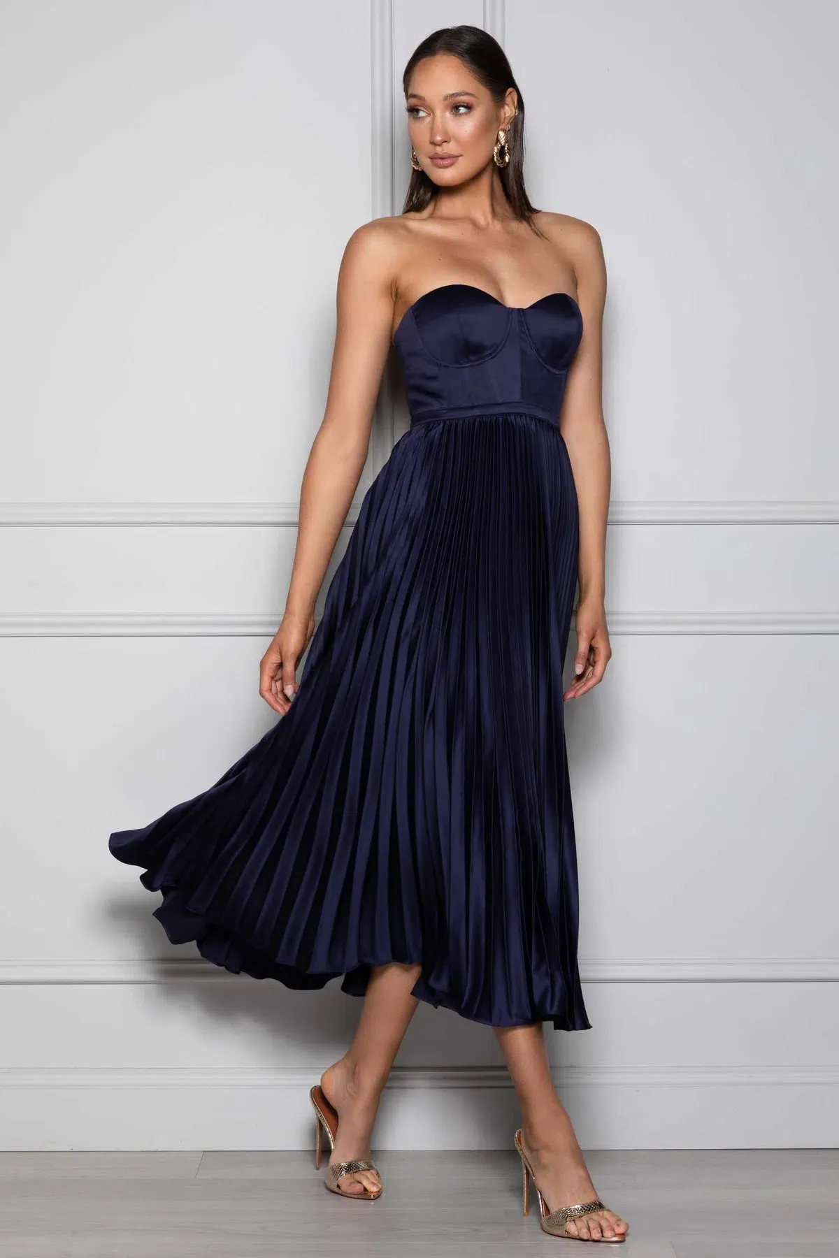 Elle Zeitoune Milan Dress Navy Size 12  - Image 2