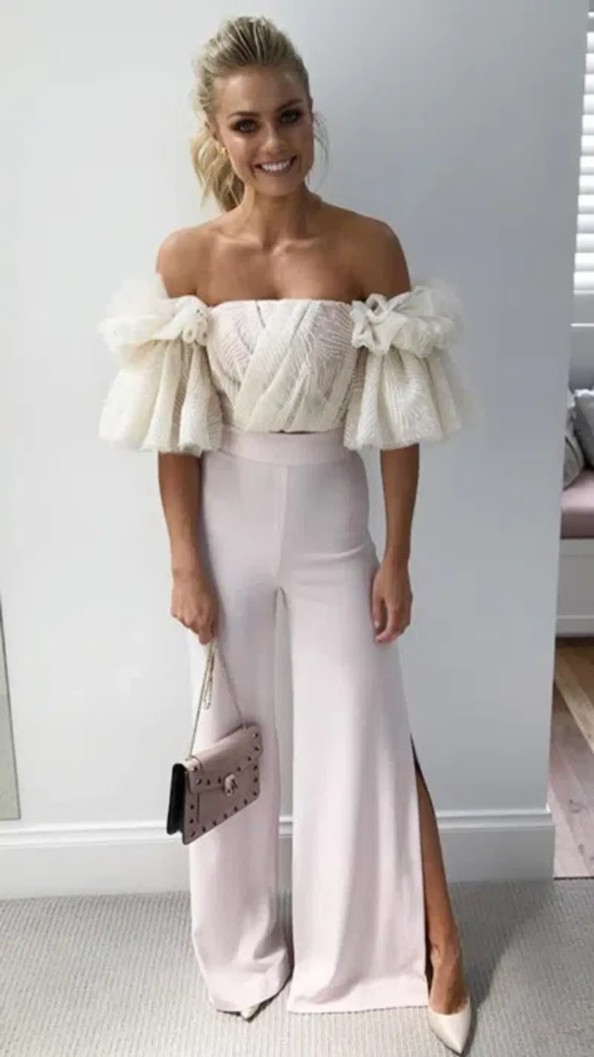 Acler Marlow Bodice Cream Size 10 - Image 2