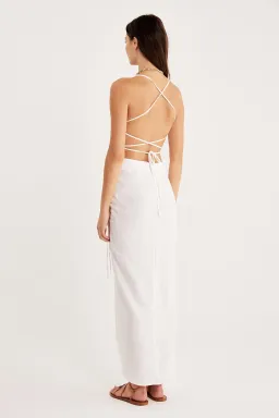 Rumer the Label Loulou Maxi Dress White Size M / Au 10 for rent on The Volte - image 2