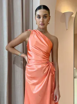 Sonya Moda Nour Maxi Dress Peach Size 6 / XS for rent on The Volte - image 2