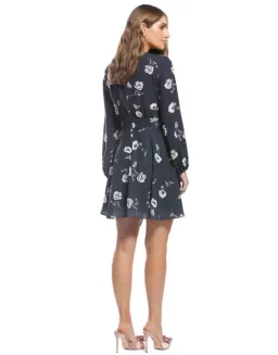 Pasduchas Dalliance Longsleeve Dress Navy Size 12 for rent on The Volte - image 2