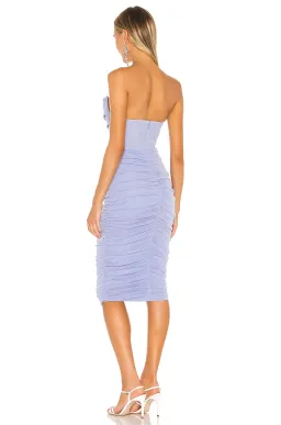 Michael Costello India Midi Dress Periwinkle Size XS for rent on The Volte - image 3