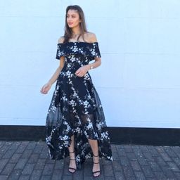 Bronx & Banco Flower Tulip Gown size 12 for rent on The Volte - image 4