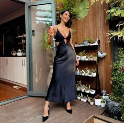 Bec & Bridge Seraphine Dress Black Size 6  for rent on The Volte - image 4