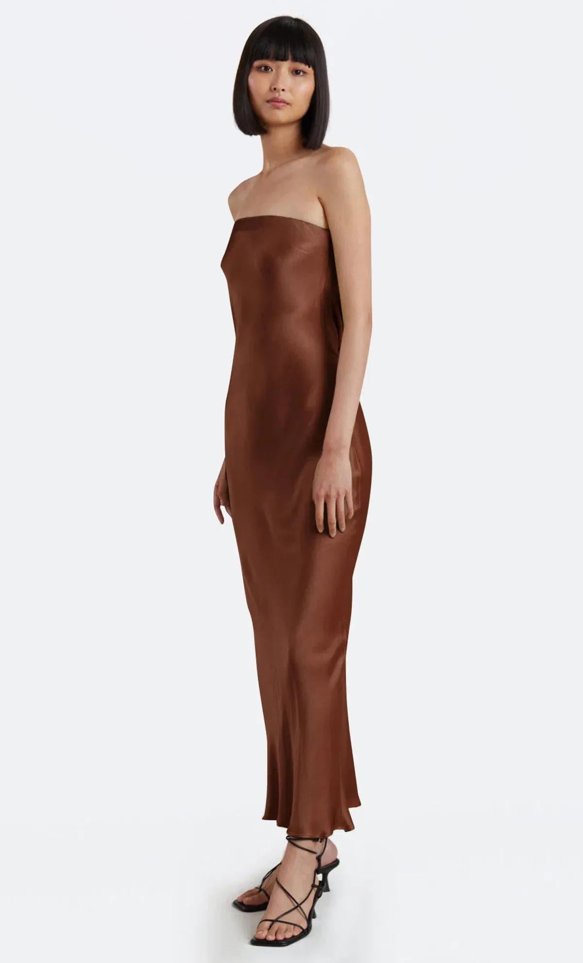 Bec & Bridge Moon Dance Dress Chocolate Size 10 - Image 2