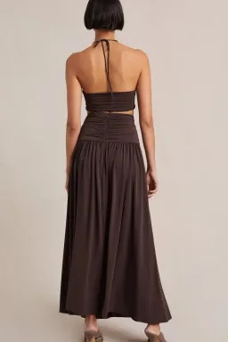 Bec & Bridge Joelene Top and Skirt Set Cognac Size 8 for rent on The Volte - image 3