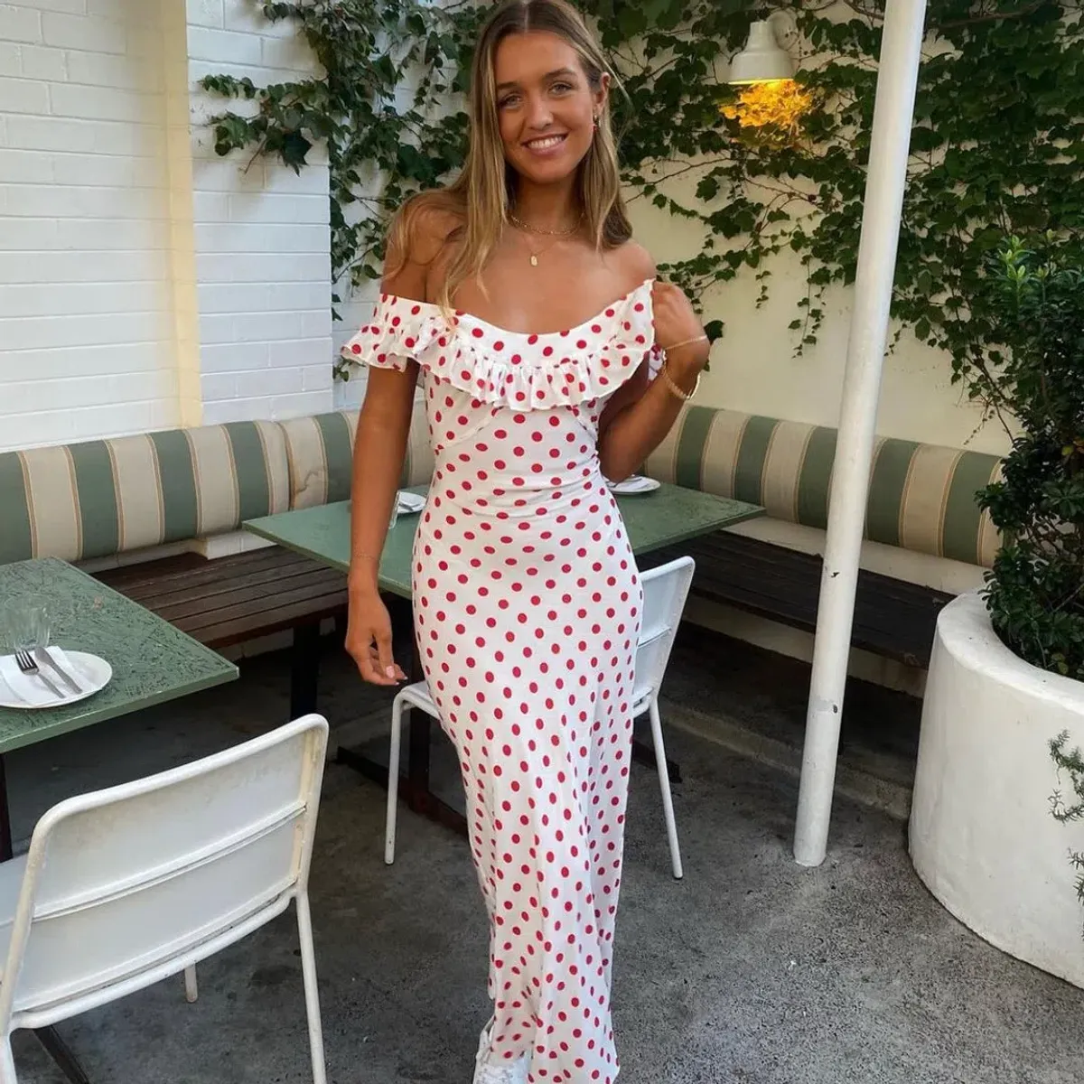 Realisation Par The Claudia Dress Super Dot Size XS / Au 6 - Image 3