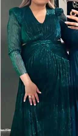 Sheike Millenium Dress Emerald Green Size 10 for rent on The Volte - image 3