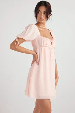 House of CB Princess Mini Dress In Pink Quartz Size 8  for rent on The Volte - image 2