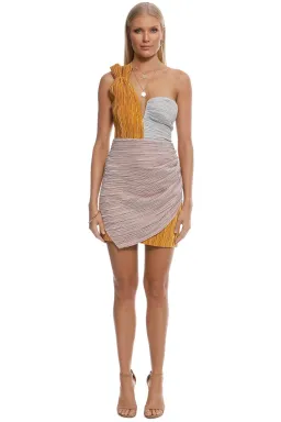 Alice McCall Little Something Something Dress Metallic Size 12 for rent on The Volte - image 1