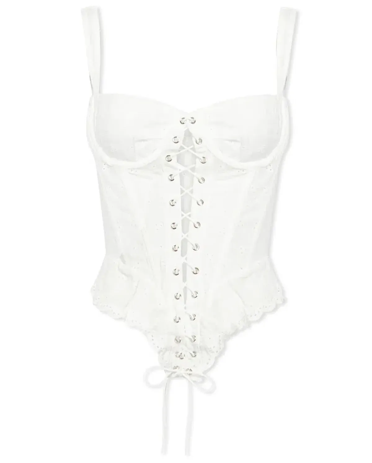 Miaou Deville Corset in White Size 8 - Image 4