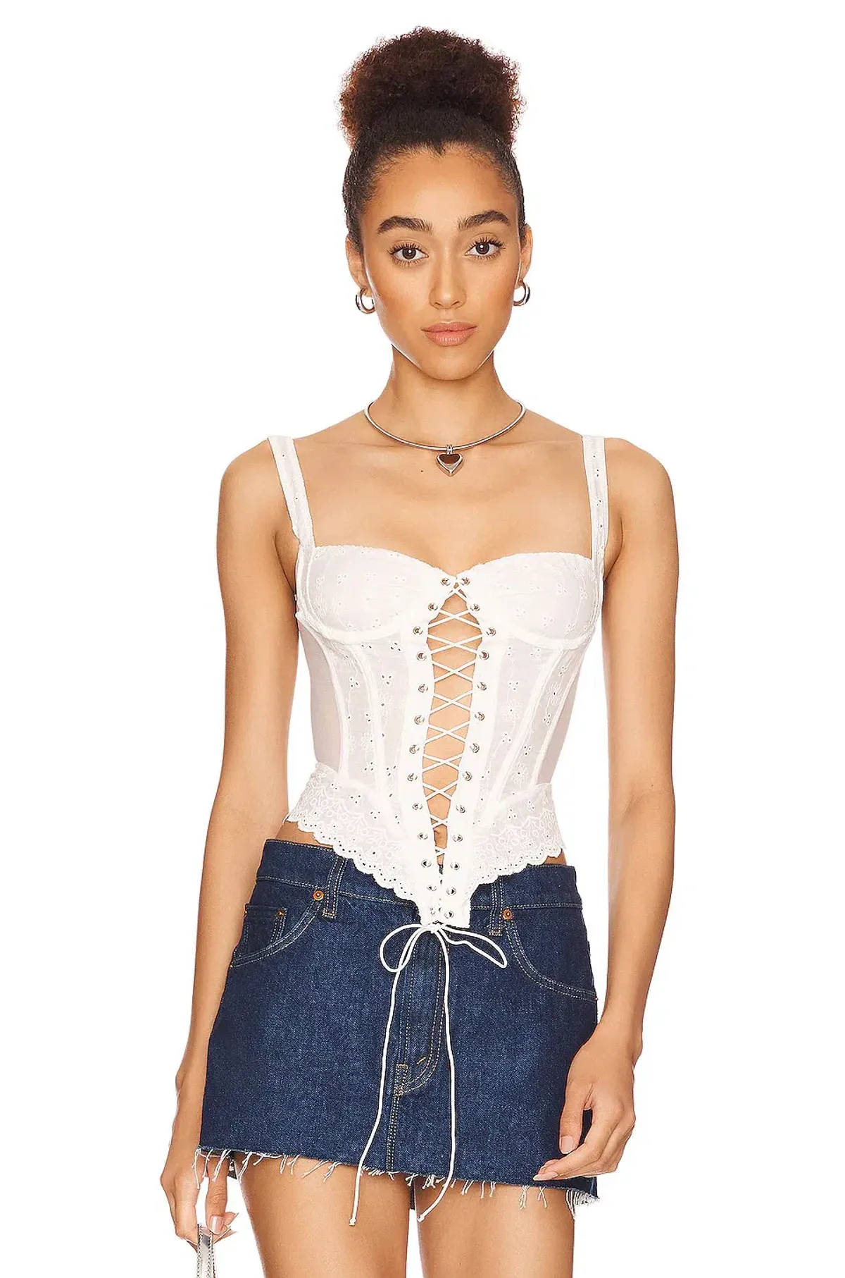 Miaou Deville Corset in White Size 8 - Image 1