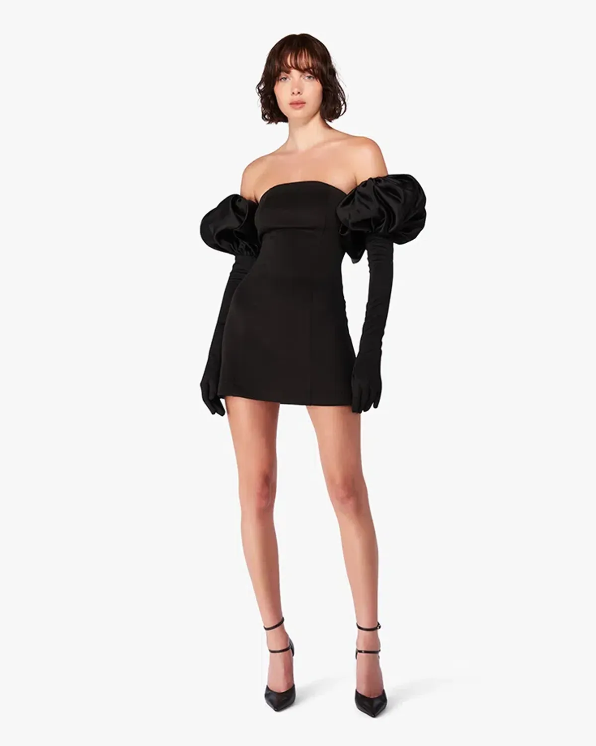  Miscreants Scuba Cupid Dress Gloves & Puffs Black Size XS - Image 1