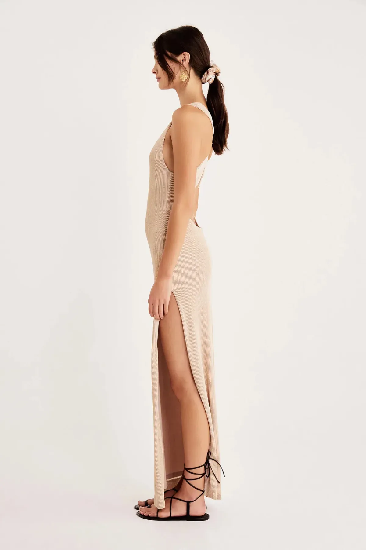 Rumer the Label Rosa Maxi Dress in Nude Size S / Au 8 - Image 4