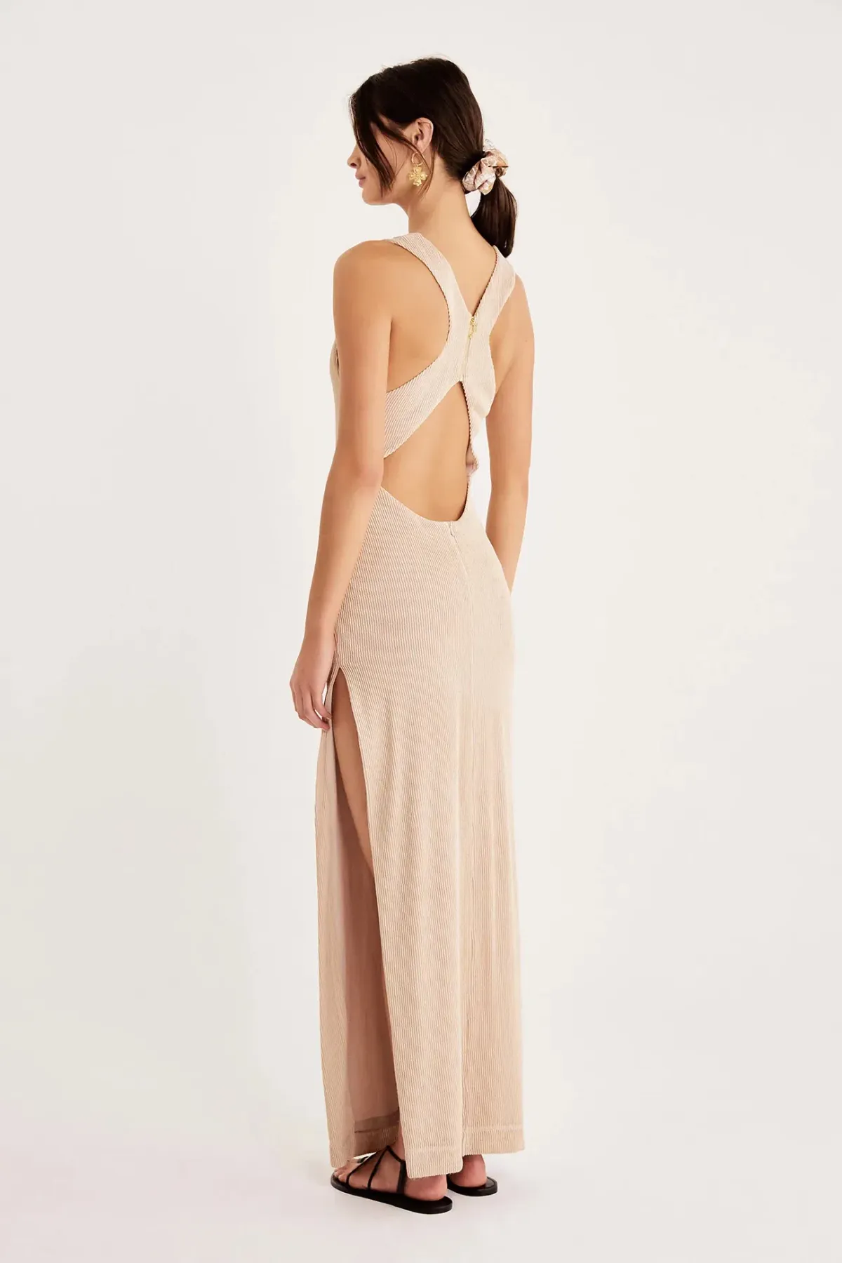 Rumer the Label Rosa Maxi Dress in Nude Size S / Au 8 - Image 3