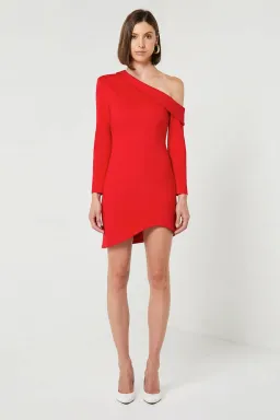 Elliatt Santino Mini Dress Red Size 6 for rent on The Volte - image 1