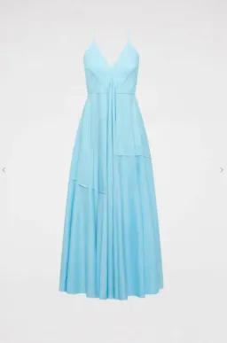 Scanlan Theodore Parachute Strappy Dress French Blue Size 6 / XS for rent on The Volte - image 5