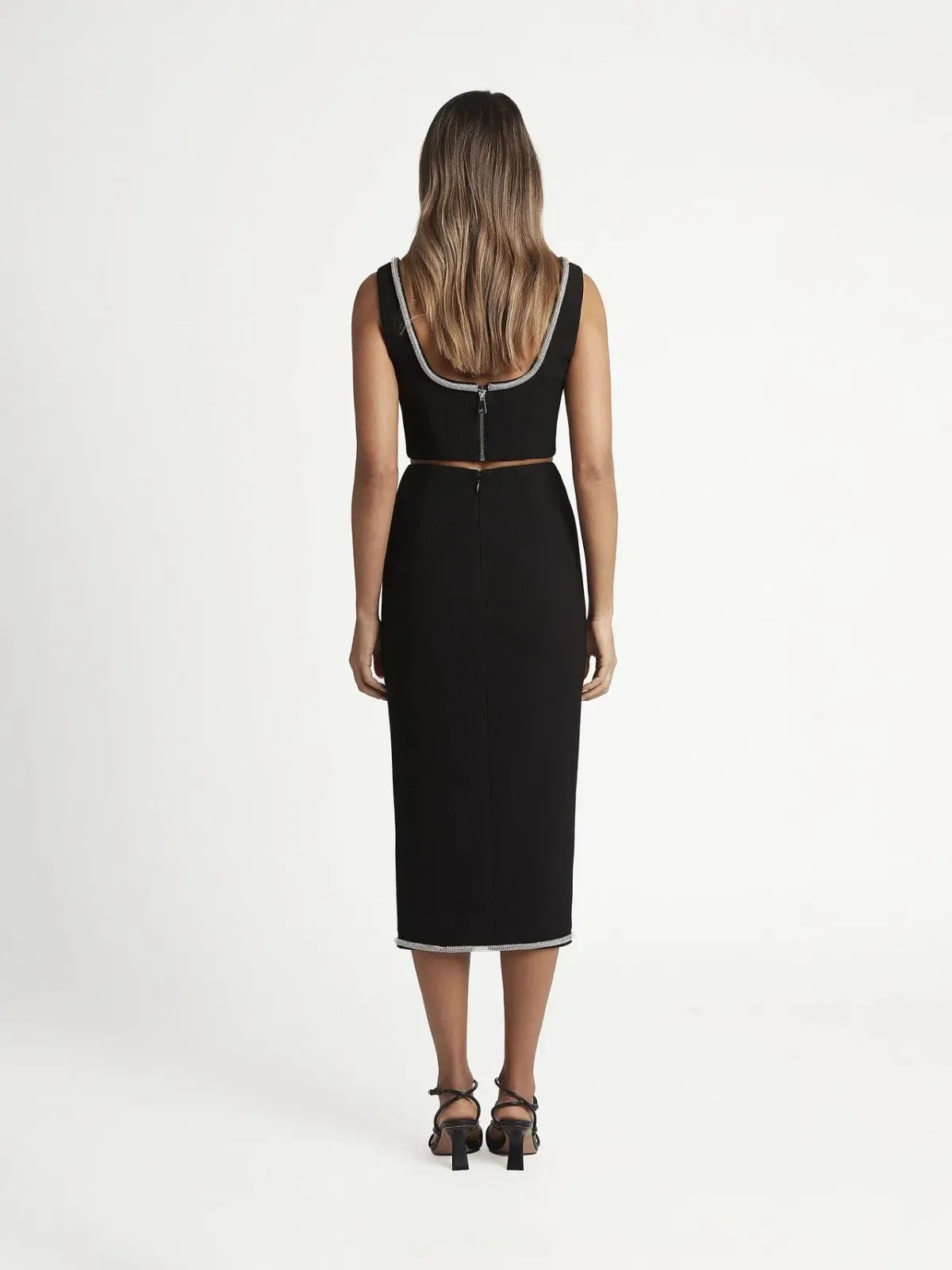 Sheike Emporium Skirt & Top Set Black Size 10 - Image 4