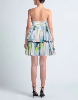 Leo Lin Daphne Strapless Bubble Dress Willow Print Size 10 for rent on The Volte - image 2