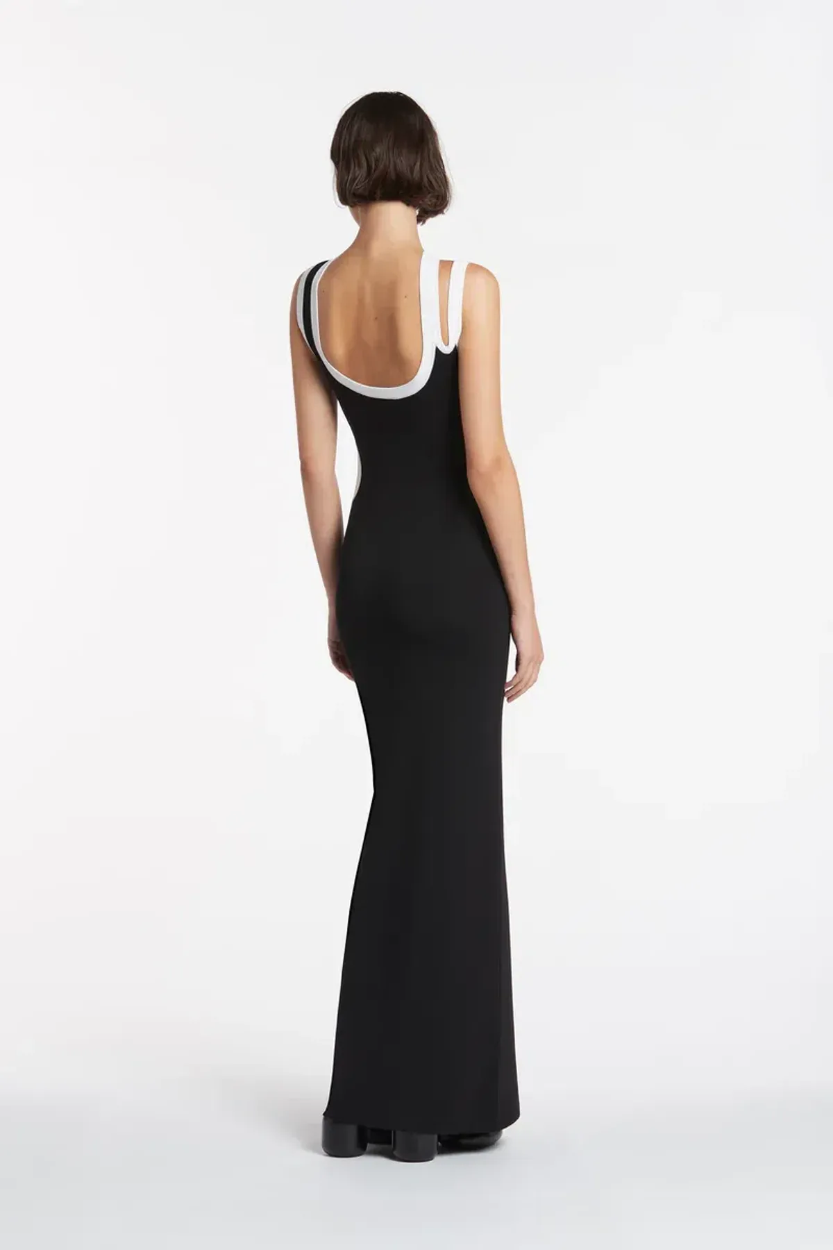 Sir the Label Evalina Cut Out Dress Black Size AU 6 - Image 3