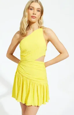 Alice McCall Lolita Mini Dress Yellow Size 12 / L for rent on The Volte - image 2