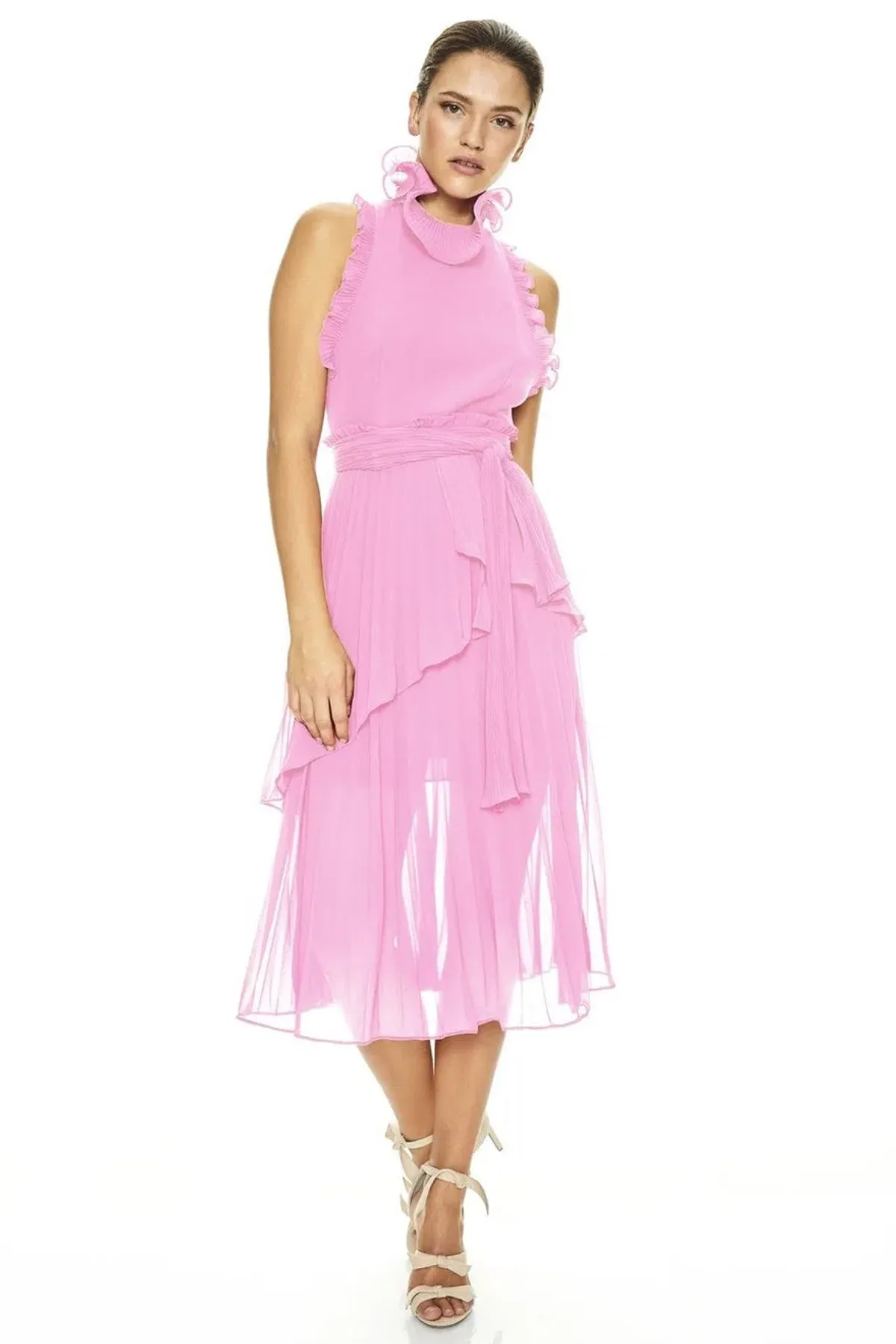 Talulah Jodi Midi Dress in Pink Size 14 - Image 1