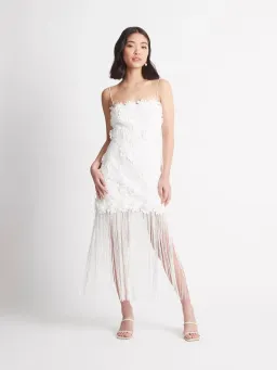 Sheike Halo Dress White Size 6  for rent on The Volte - image 2