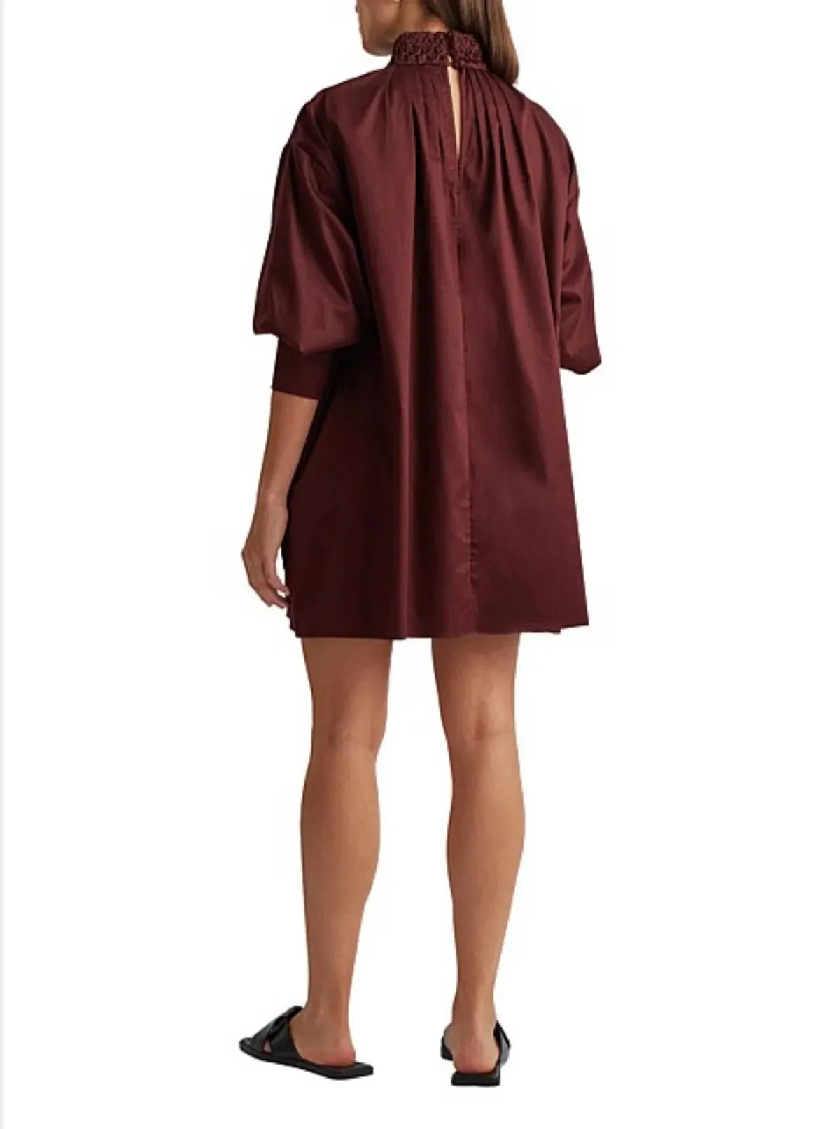 Camilla and Marc Tori Mini Dress Burgundy Size 8 - Image 2