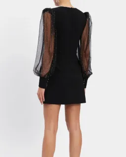 Rebecca Vallance Alyssa Mini Dress Black Size 8 for rent on The Volte - image 3