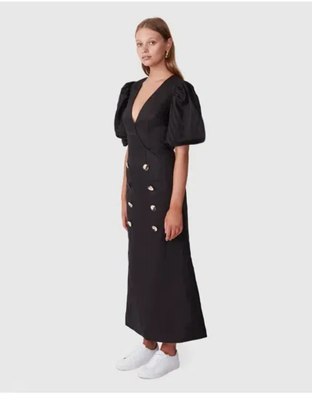 Torannce Floating On A Cloud Black Maxi Dress Black Size 14 - Image 2