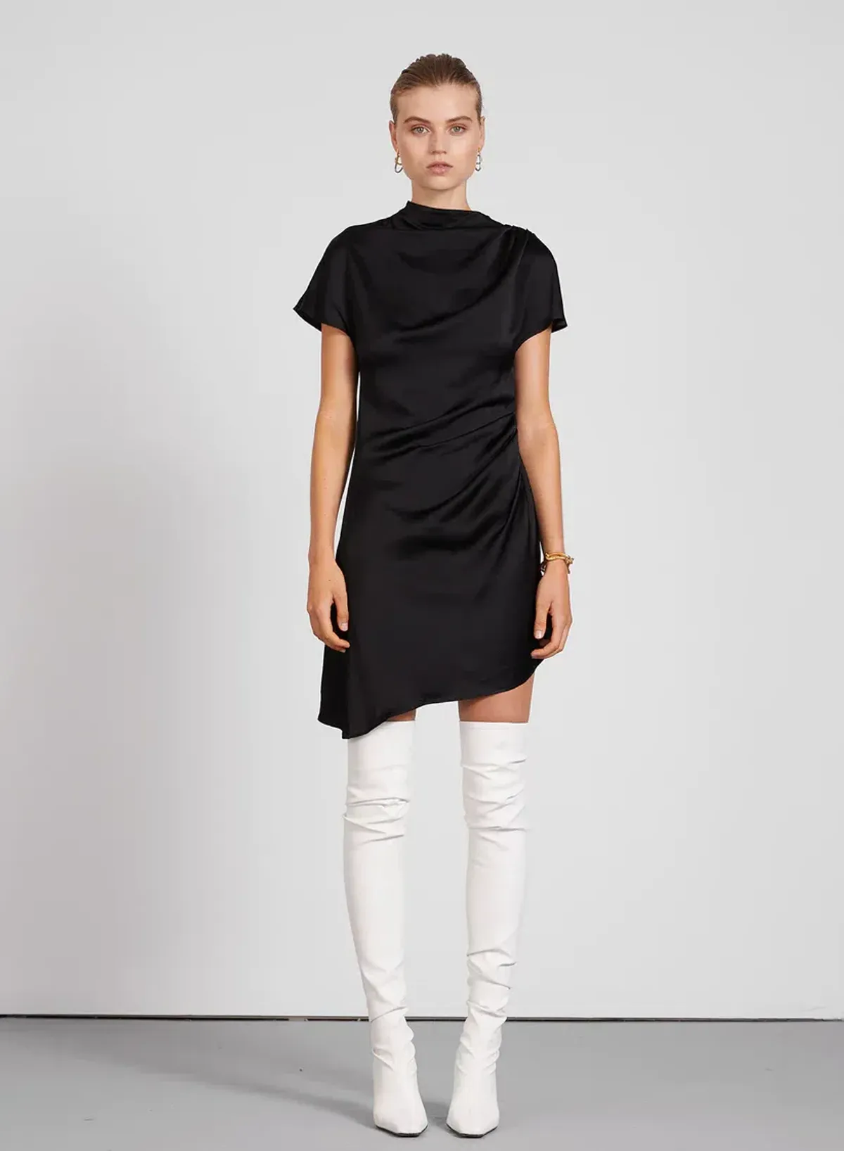 Anna Quan Macey Mini Dress Ebony Size 8 - Image 1