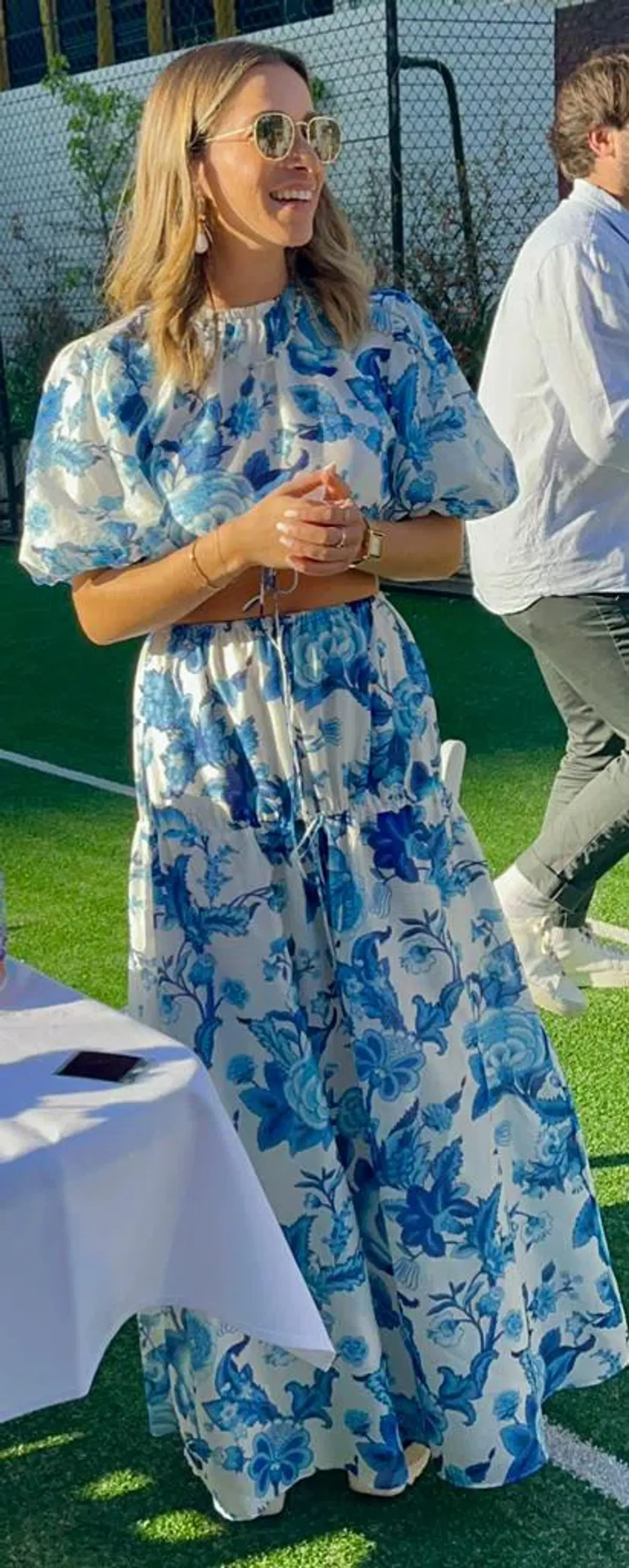 Sir The Label Amaris Puff Sleeve Top & Gathered Skirt Set Floral Size 0 / Au 6 - Image 4