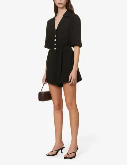 Viktoria & Woods Dalmatian Playsuit Black Size 0 / Au 6 for rent on The Volte - image 4