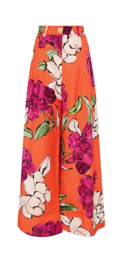 Aje Bessie Shell Top and Dazzling Floral Wide Leg Pant Set Floral Size 14 for rent on The Volte - image 6