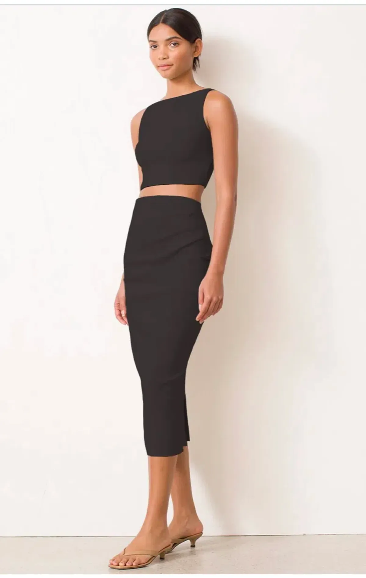 Bec and Bridge Raphaela Midi Skirt Black Size 10 - Image 3