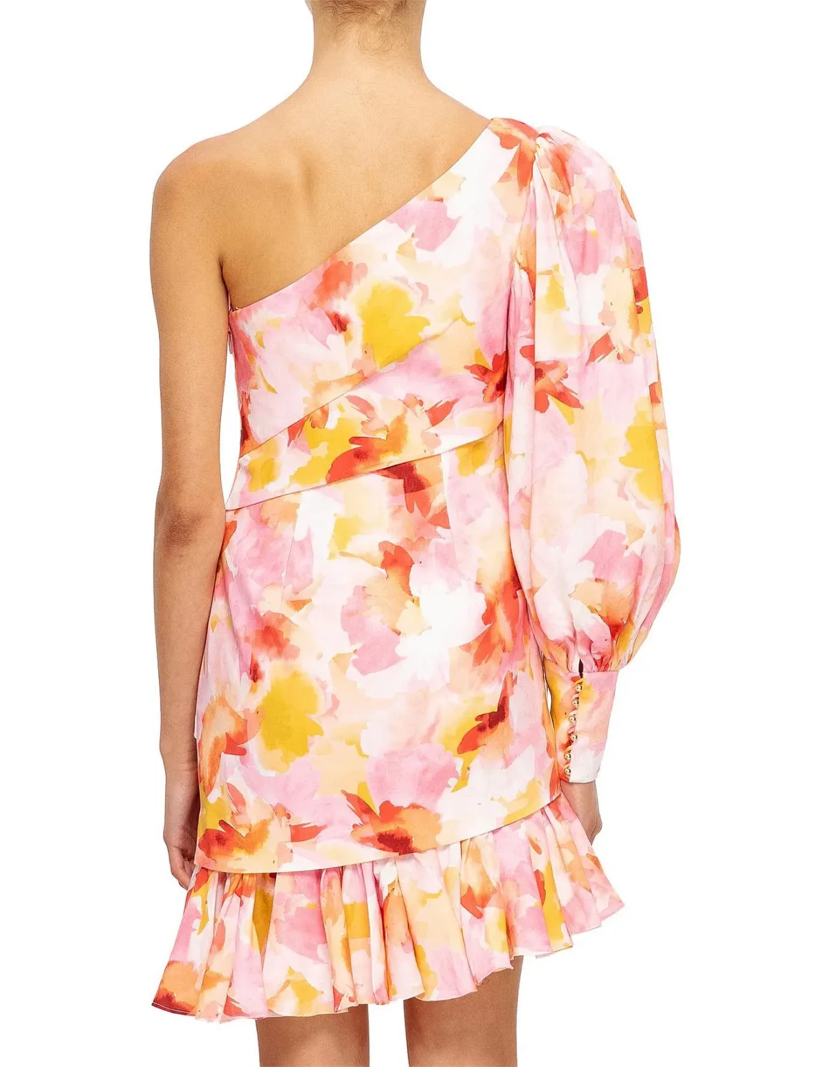 Acler Lawson Pink Floral Dress Size 12 - Image 2