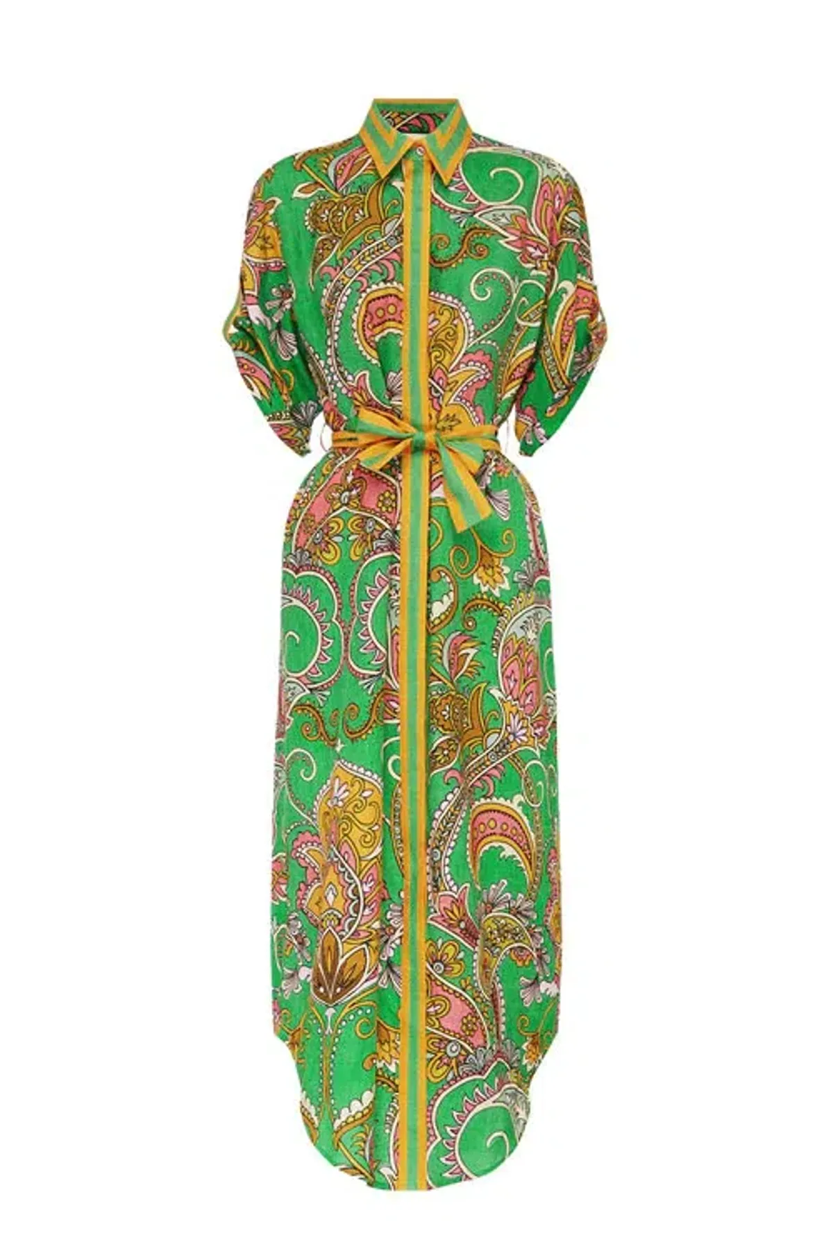 Alemais - Marion Shirt Dress Print - Size 12 - Image 4