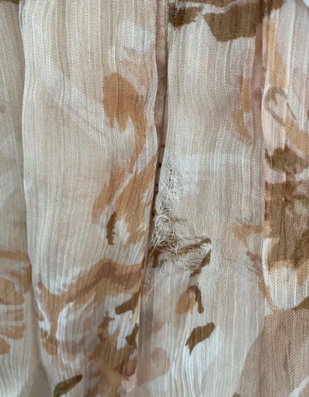 Shona Joy Nina Midi Dress Blush/Multi Size 8 - Image 3