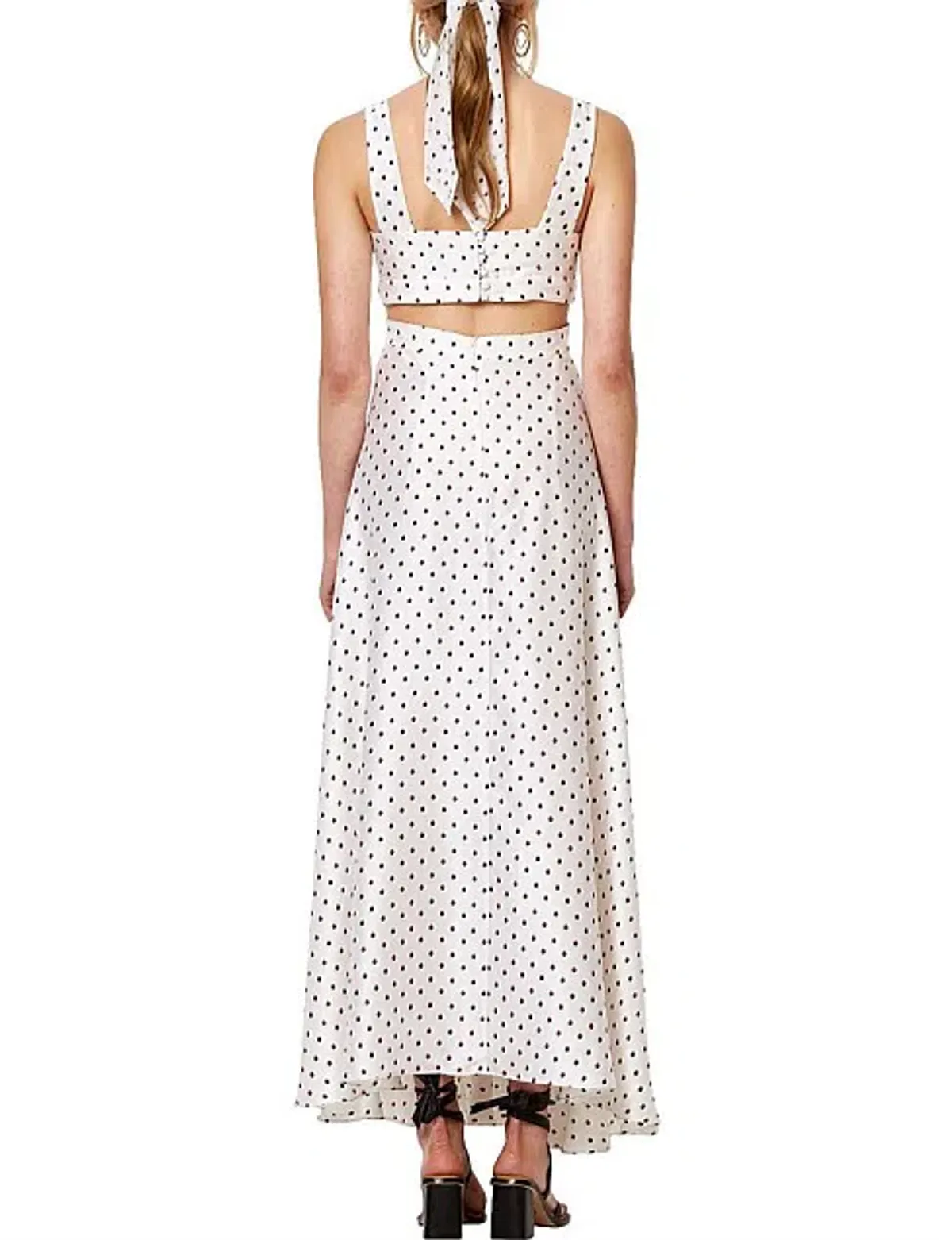 Bec & Bridge Little Cuba Maxi Dress Polka Dot Size 8 - Image 3