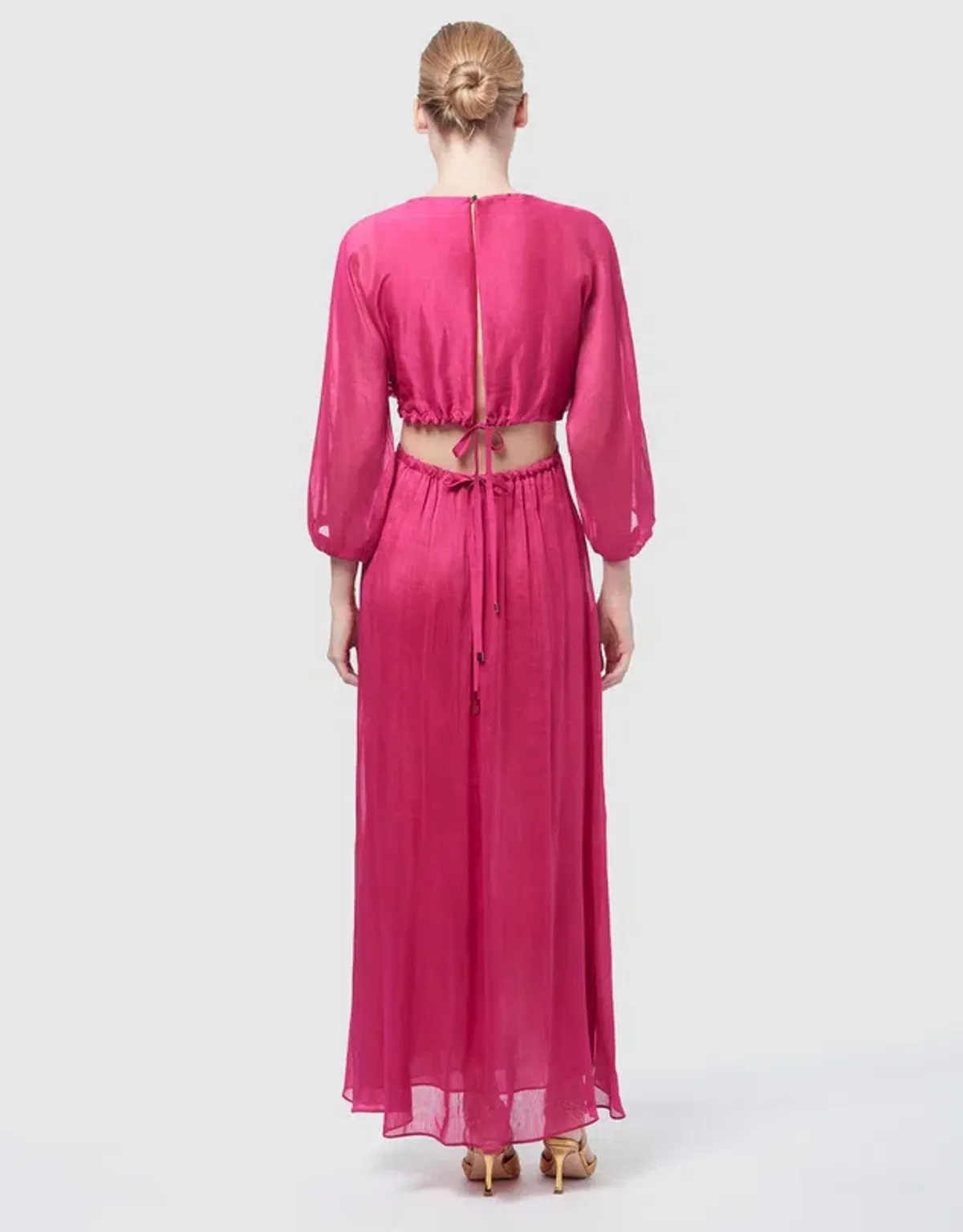 Manning Cartell Lyrical Colours Maxi Dress Pink Size 8 - Image 2