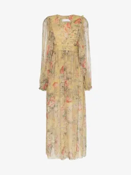 Zimmermann Melody Wrap Maxi Dress Floral Size 1/Au 10 for rent on The Volte - image 4