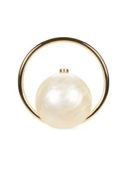 CULT GAIA Mina Top Handle Bag Pearl/Gold for rent on The Volte - image 3