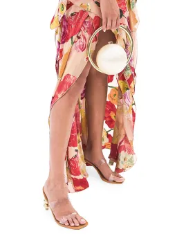 CULT GAIA Mina Top Handle Bag Pearl/Gold for rent on The Volte - image 4