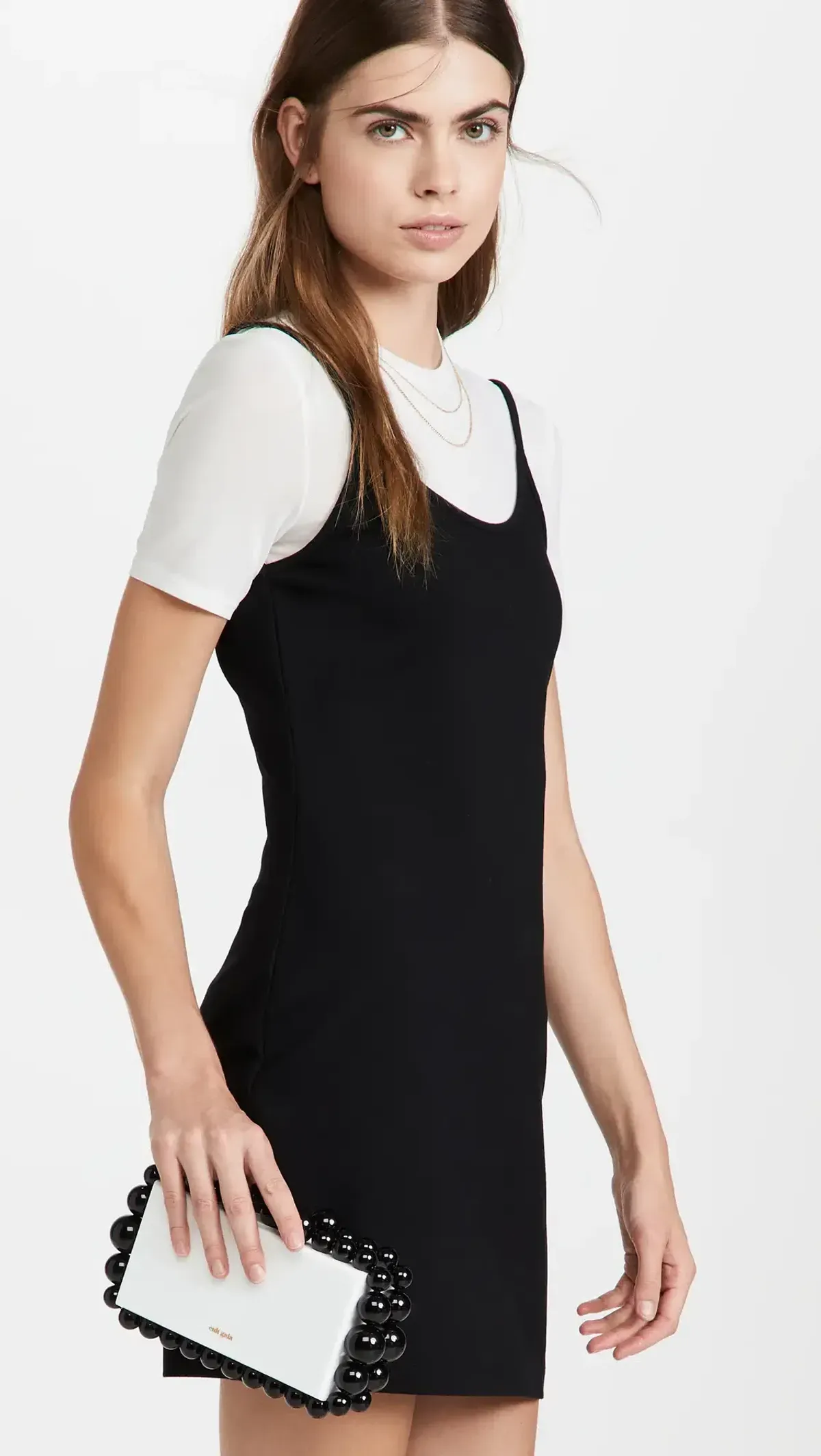 Cult Gaia Eos Clutch Black/White - Image 3