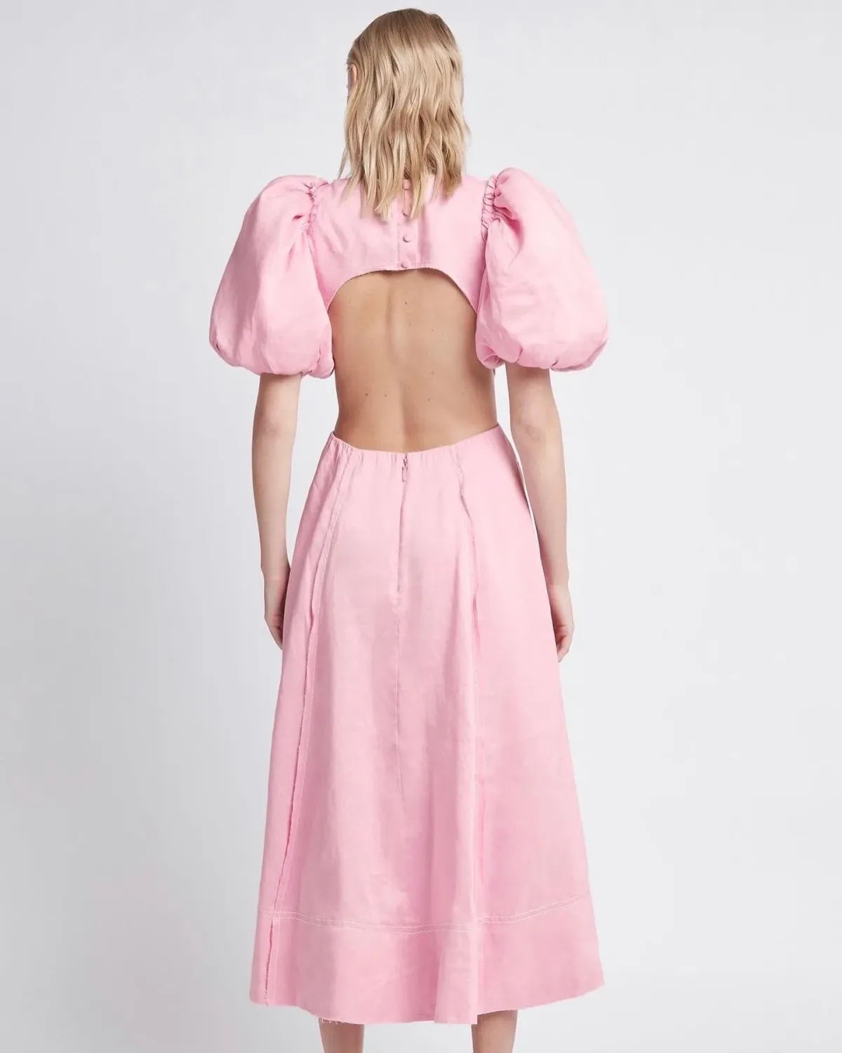 Aje Serendipity Cut Out Dress Pink Size 10 / M - Image 2