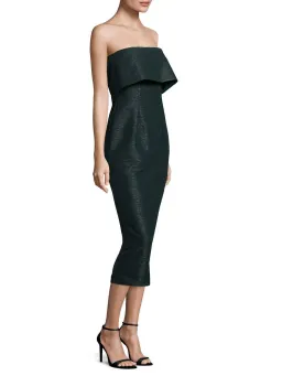 AQAQ Ripple Midi Dress Green Size 12  for rent on The Volte - image 2