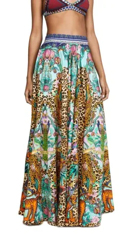 Camilla Full Hem Skirt The Jungle Book Print Size 8 for rent on The Volte - image 2