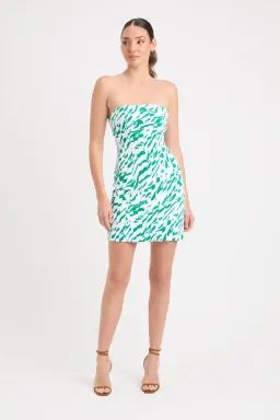 Kookai Jamila Mini Dress Multi Print Size 34 / Au 6 for rent on The Volte - image 1